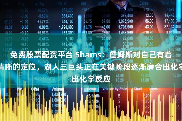 免费股票配资平台 Shams:詹姆斯对自己有着非常清晰的定位,湖人三巨头正在关键阶段逐渐磨合出化学反应