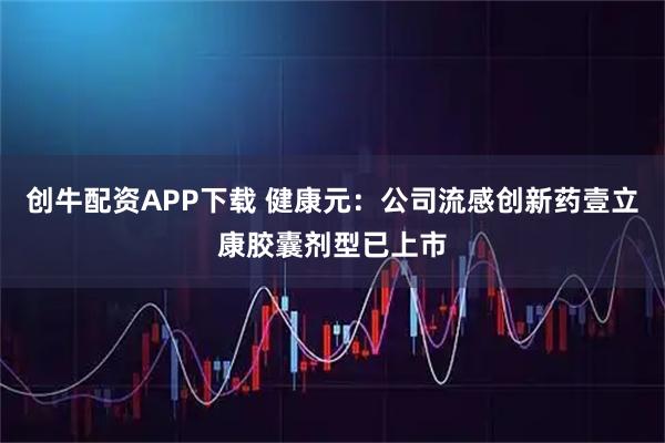 创牛配资APP下载 健康元：公司流感创新药壹立康胶囊剂型已上市